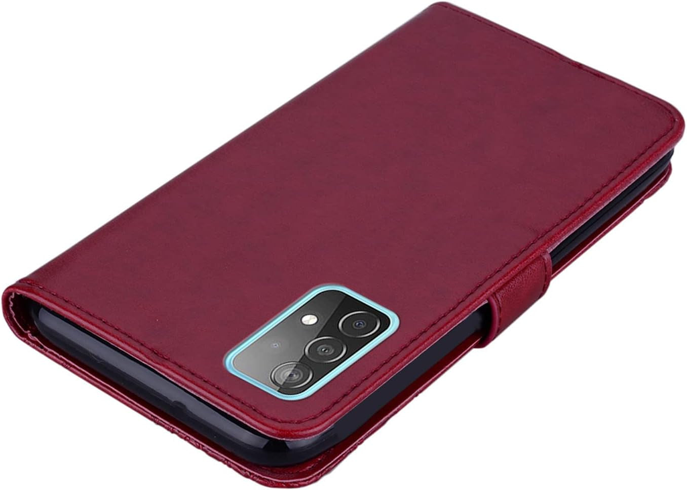 Case Compatible with Samsung Galaxy A53 5G Bling Diamand PU Leather Wallet Phone Case with Wsrist String Full Body Protective Flip Ultra Case for Samsung Galaxy A53 5G Owl Brown YK