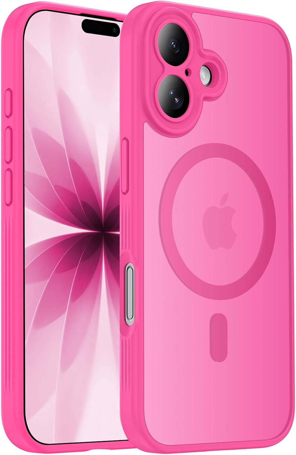 Designed for Iphone 17 Pro Max Case, Compatible with Magsafe, [Camera Protection] [15FT Military Drop Protection] Shockproof Translucent Matte Anti-Slip Phone Case, 6.9", Deep Blue