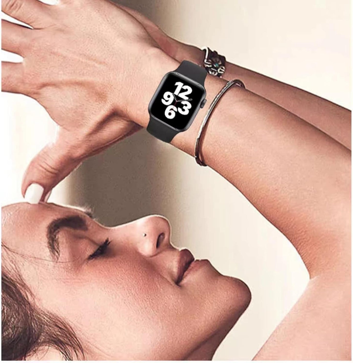 15Pack Watch Bands Compatible for Apple Watch Bands 38Mm 40Mm 41Mm 42Mm 44Mm 45Mm 49Mm Women Men, Soft Silicone Sport Band Strap for Iwatch Bands Series Ultra 9 8 7 6 5 4 3 2 1 SE