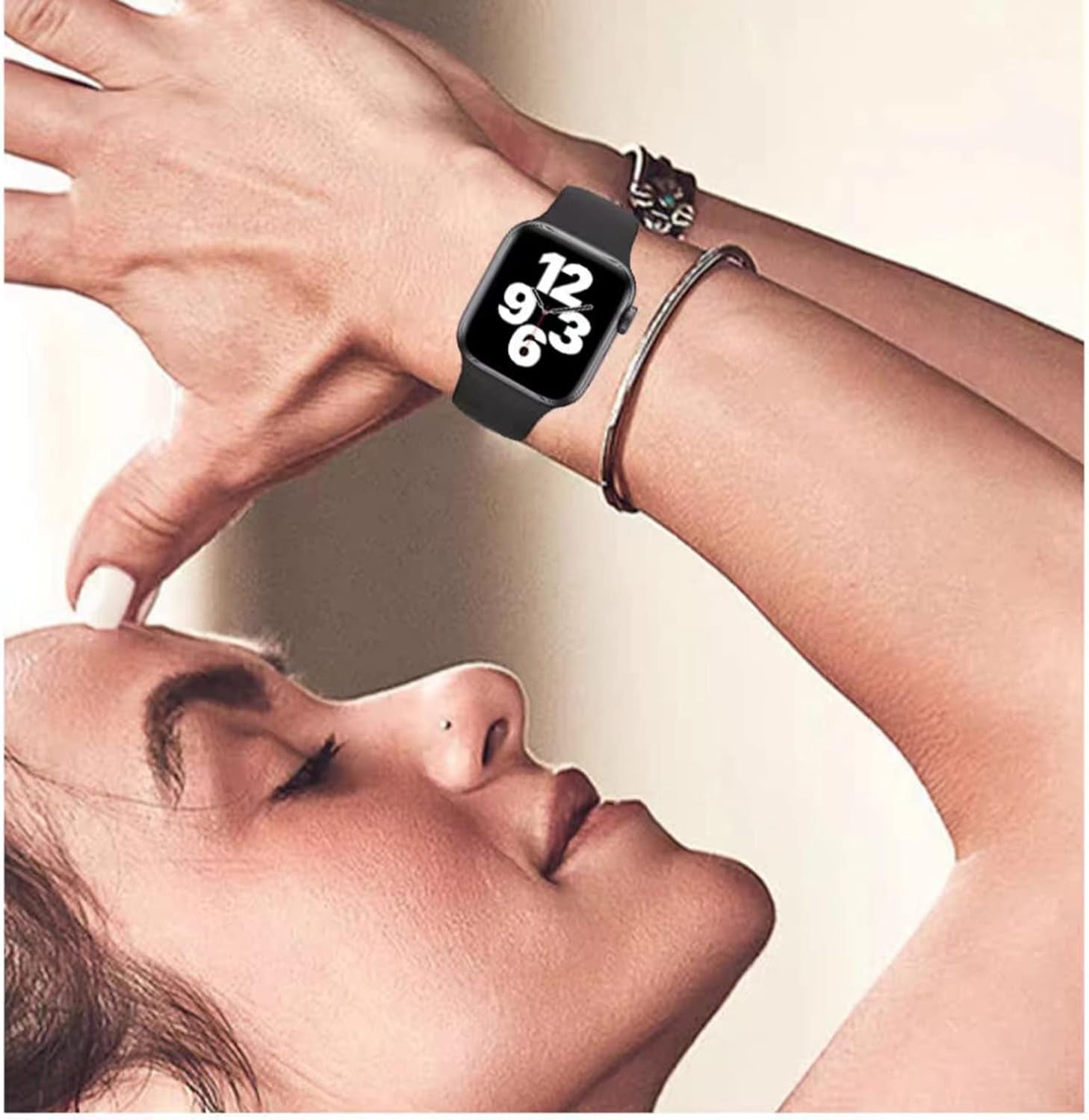 15Pack Watch Bands Compatible for Apple Watch Bands 38Mm 40Mm 41Mm 42Mm 44Mm 45Mm 49Mm Women Men, Soft Silicone Sport Band Strap for Iwatch Bands Series Ultra 9 8 7 6 5 4 3 2 1 SE