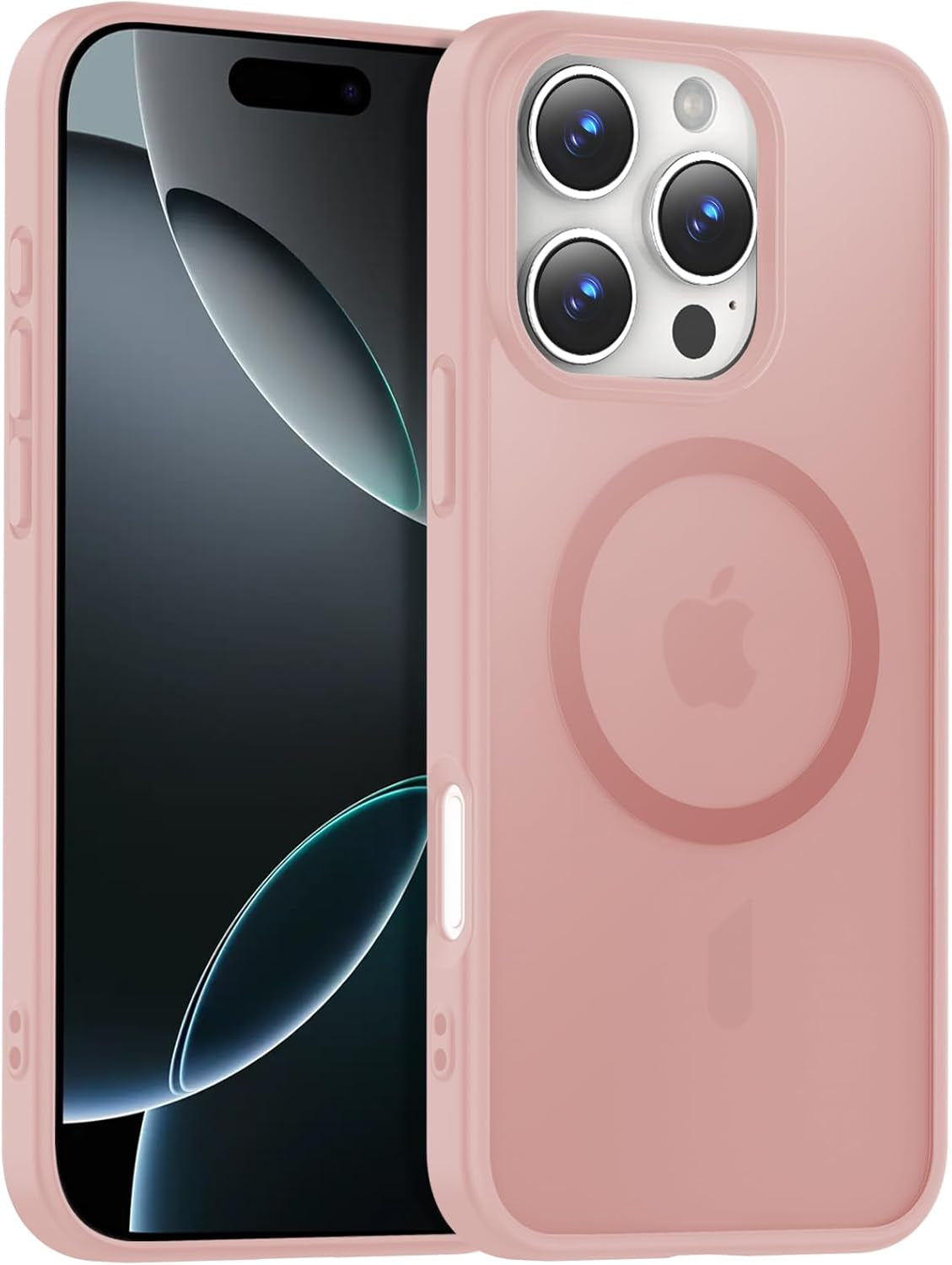 Temdan for Iphone 17 Pro Max Case Clear with Screen Protector, Compatible with Magsafe, Anti-Yellowing, Military-Grade Protection, Shockproof Slim Magnetic Phone Case Cover, Transparent