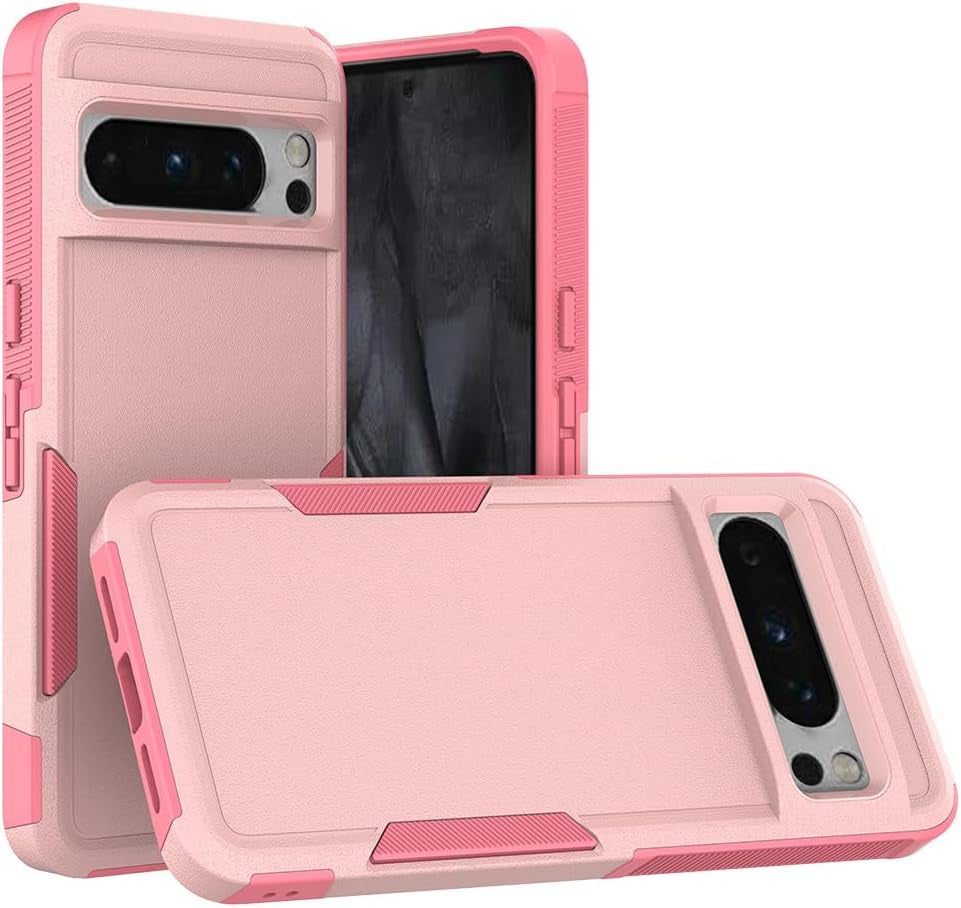 Case for Pixel Fold 5G, Shockproof, Strong and Durable Phone Protective Case for Google Pixel Fold 2023, Black  WOGROO Pink Pixel 8 Pro 