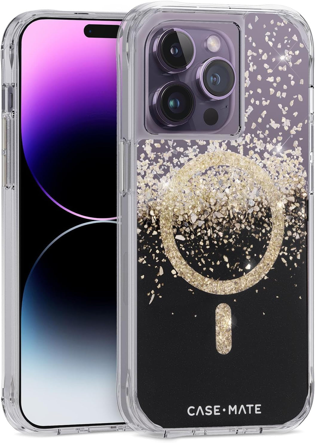 Case-Mate Iphone 15 Pro Case - Soap Bubble [12Ft Drop Protection] [Compatible with Magsafe] Magnetic Cover with Iridescent Swirl Effect for Iphone 15 Pro 6.1", Slim, Shockproof, Anti-Scratch Tech  Case-Mate   