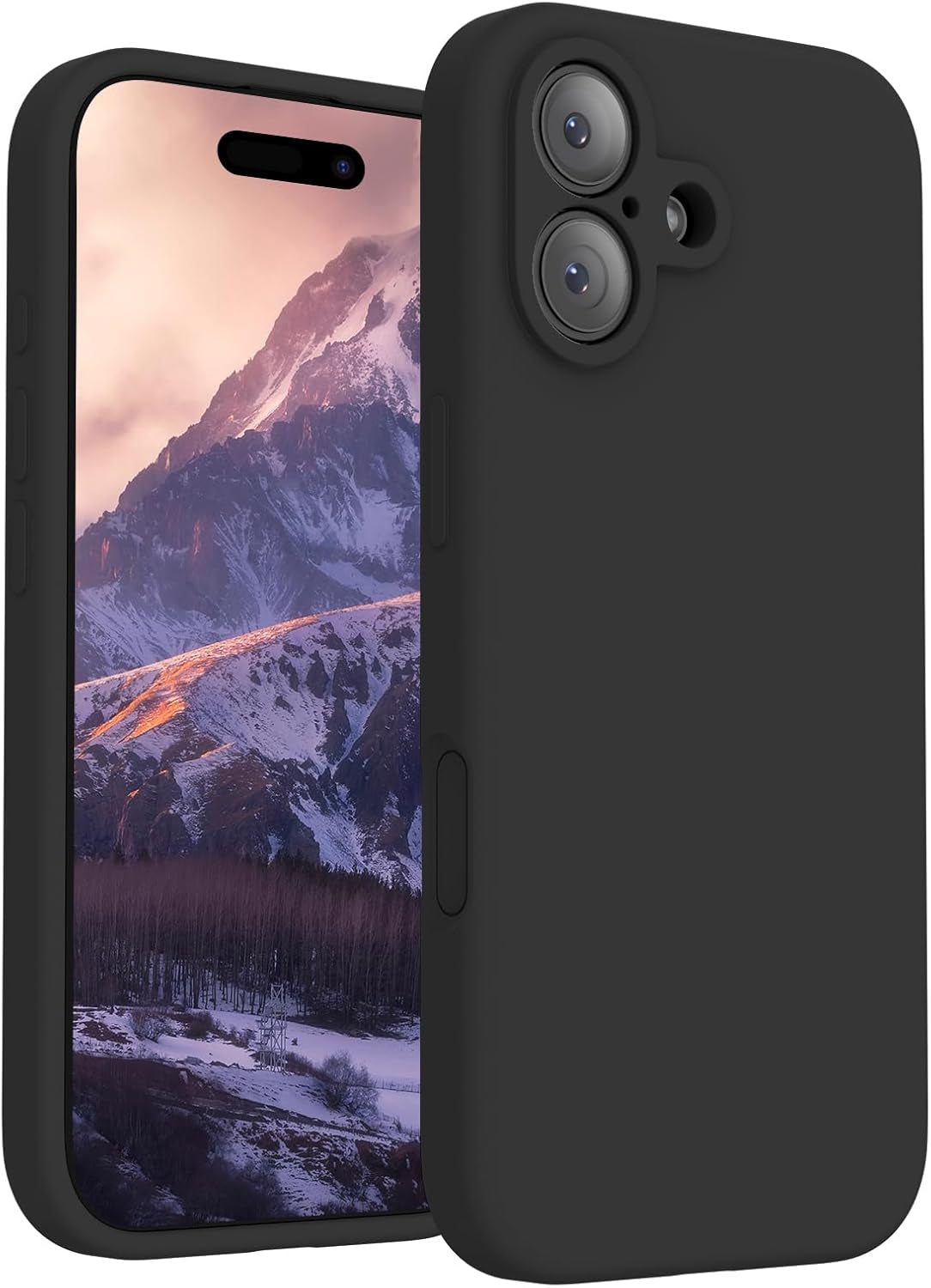 Firenova Magnetic for Iphone 17 Pro Case, Compatible with Magsafe, [Integrated Silicone Camera Control Button] [Camera Protection] Anti-Scratch Microfiber Lining Phone Case, 6.3", Black