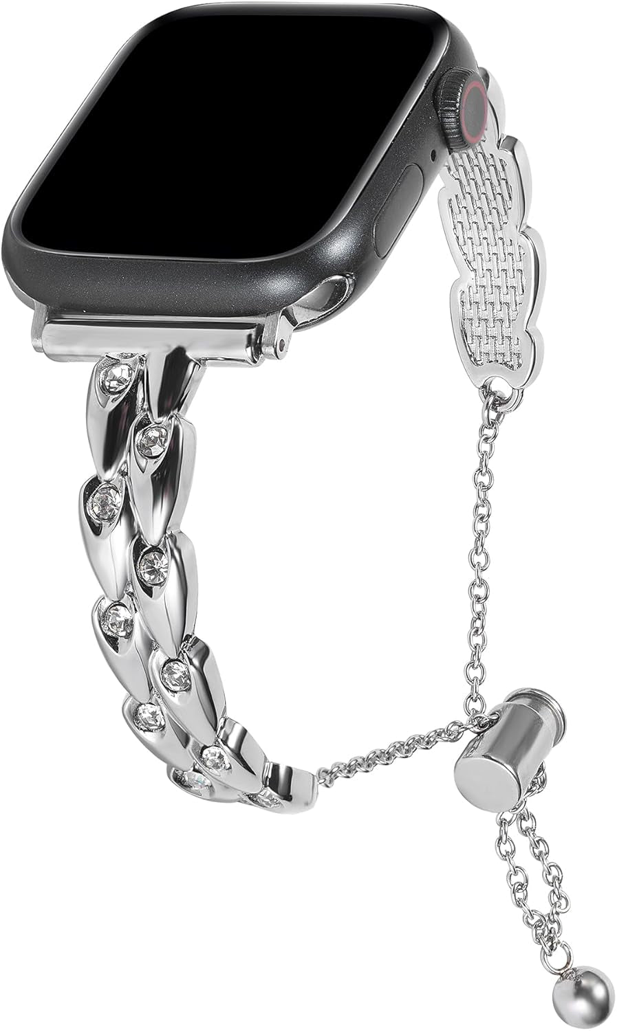 Bling Diamond Metal Bands Compatible with Apple Watch Band 38Mm 40Mm 41Mm 42Mm 44Mm 45Mm 49Mm, Women Jewelry Strap Dressy Peacock Bracelet for Iwatch Series 9 8 7 6 5 4 3 2 1 SE Ultra