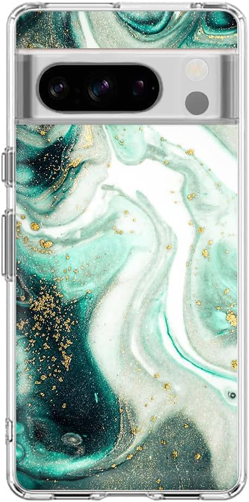 Sunflower Case Compatible with Pixel 8 Pro,Cute Floral Flower Pattern Ultra Slim Fit Cover for Women Girls,Not Yellowing Soft TPU Clear Silicone Shockproof Protective Case for Pixel 8 Pro  Yivenbarity Marble For Google Pixel 8 Pro 