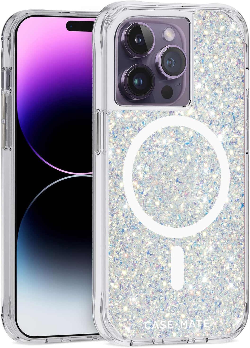 Case-Mate Iphone 15 Pro Case - Soap Bubble [12Ft Drop Protection] [Compatible with Magsafe] Magnetic Cover with Iridescent Swirl Effect for Iphone 15 Pro 6.1", Slim, Shockproof, Anti-Scratch Tech  Case-Mate   