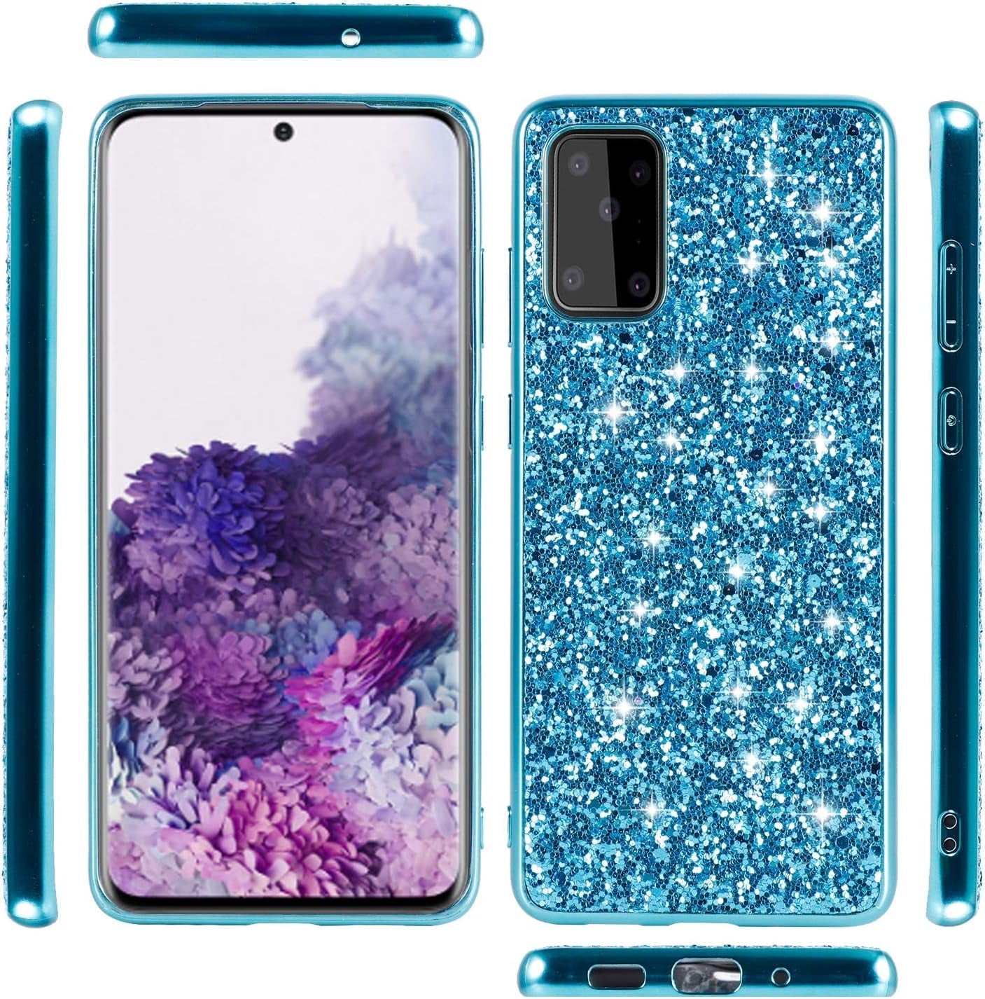 Case for Samsung A53 5G Uw,Galaxy A53 5G Slim Case, Glitter Bling Ultra Thin TPU Sparkle Full Cover for Girl Women,Phone Case Fit for Samsung Galaxy A53 -Rose Gold