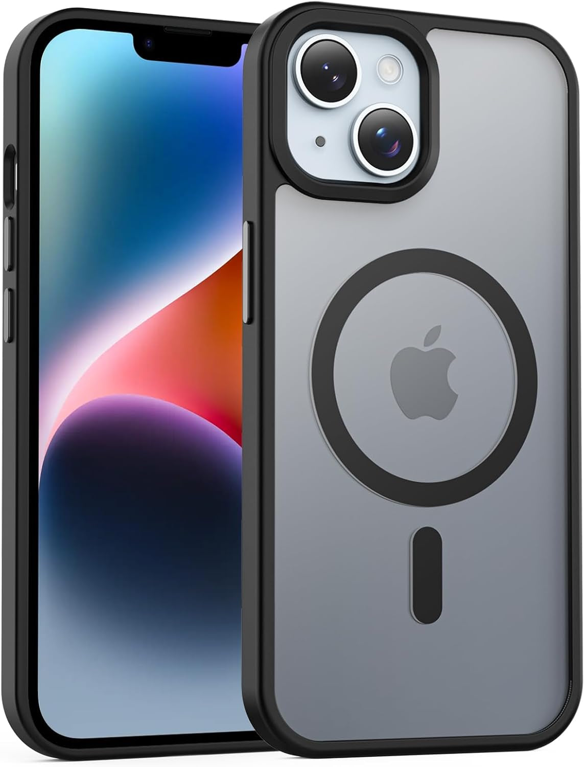 Temdan for Iphone 17 Pro Max Case Clear with Screen Protector, Compatible with Magsafe, Anti-Yellowing, Military-Grade Protection, Shockproof Slim Magnetic Phone Case Cover, Transparent