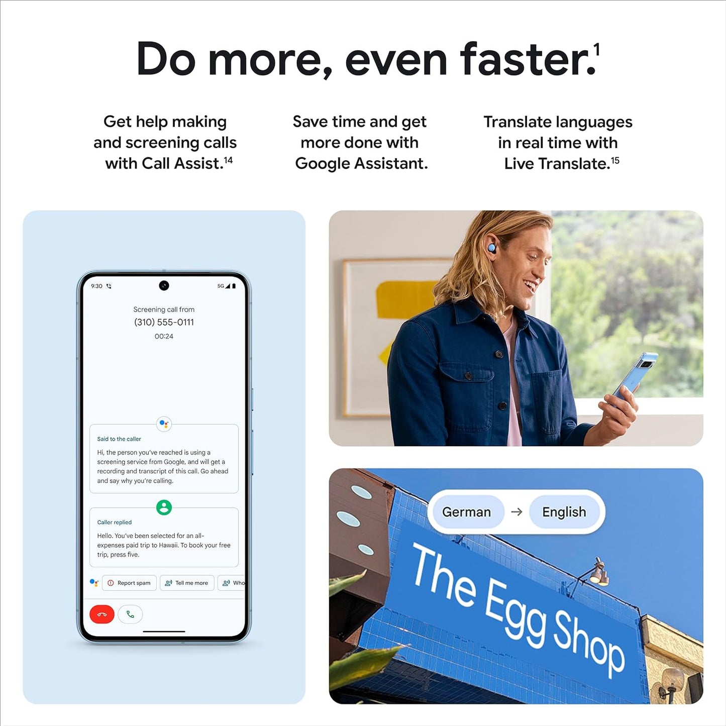 Google Pixel 8 Pro - Unlocked Android Smartphone with Telephoto Lens and Super Actua Display - 24-Hour Battery - Bay - 128 GB  Google   