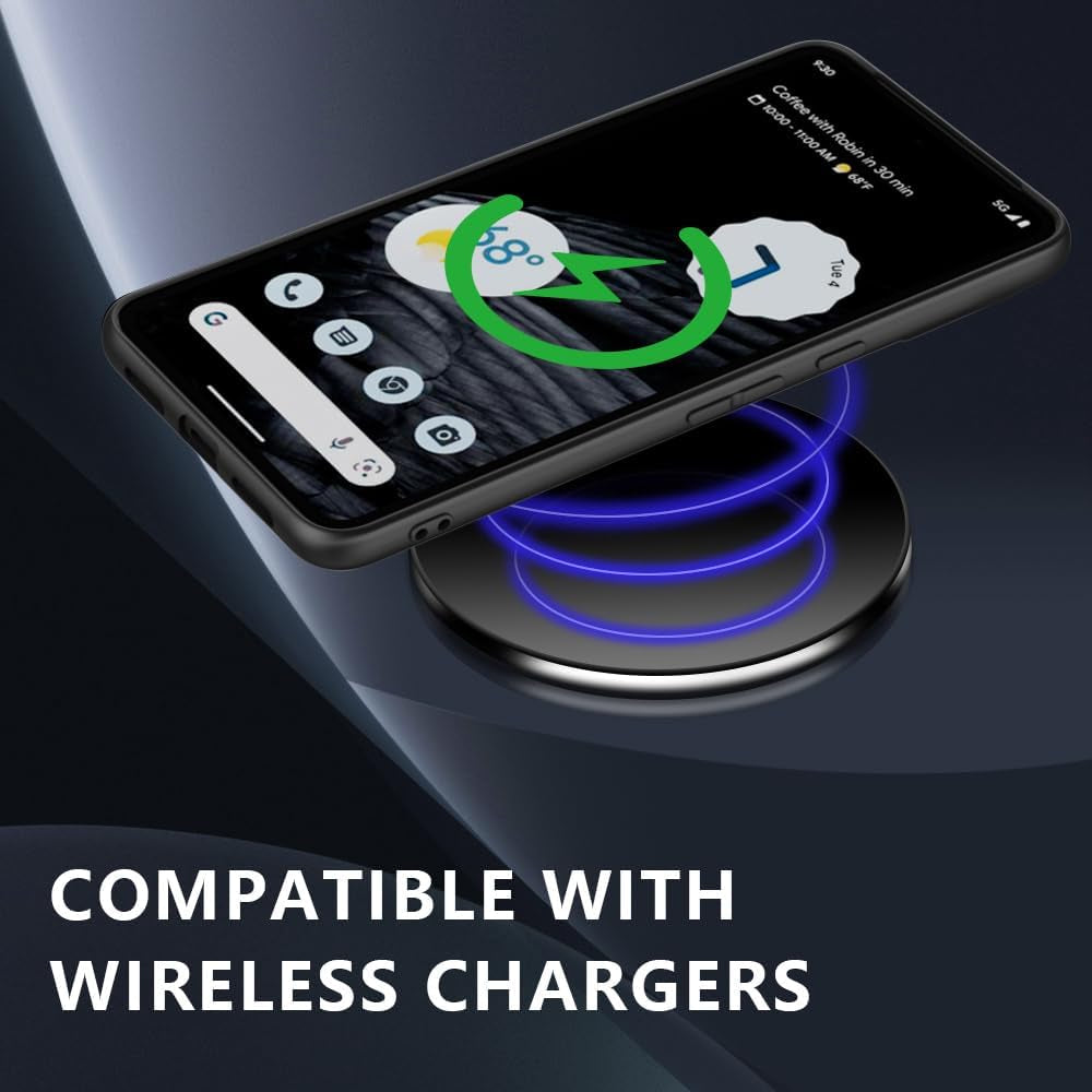 X-Level Google Pixel 8 Pro Case Drop Protective Thin Dual Layer Shockproof Bumper Phone Cases Full Body Rugged Hard PC Back Anti-Scratch Microfiber Surface with Grip with Soft Edge Slim Cover-Blue  pipilu   