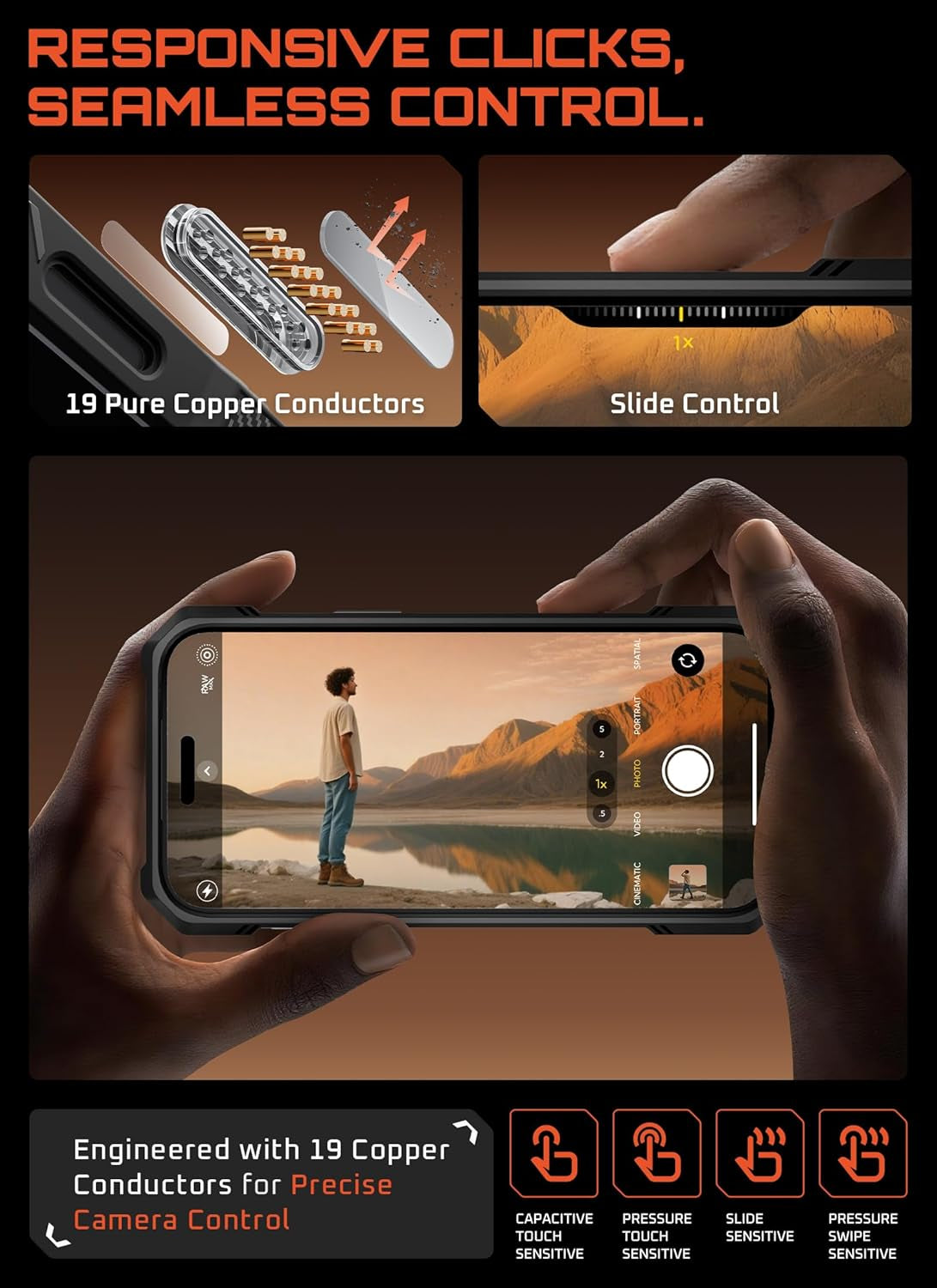 SUPCASE for Iphone 17 Pro Case with Kickstand (Unicorn Beetle Grip), [Camera Control Cover] [Compatible with Magsafe] [Military-Grade Drop Protection] Heavy Duty Magnetic Phone Case, Black