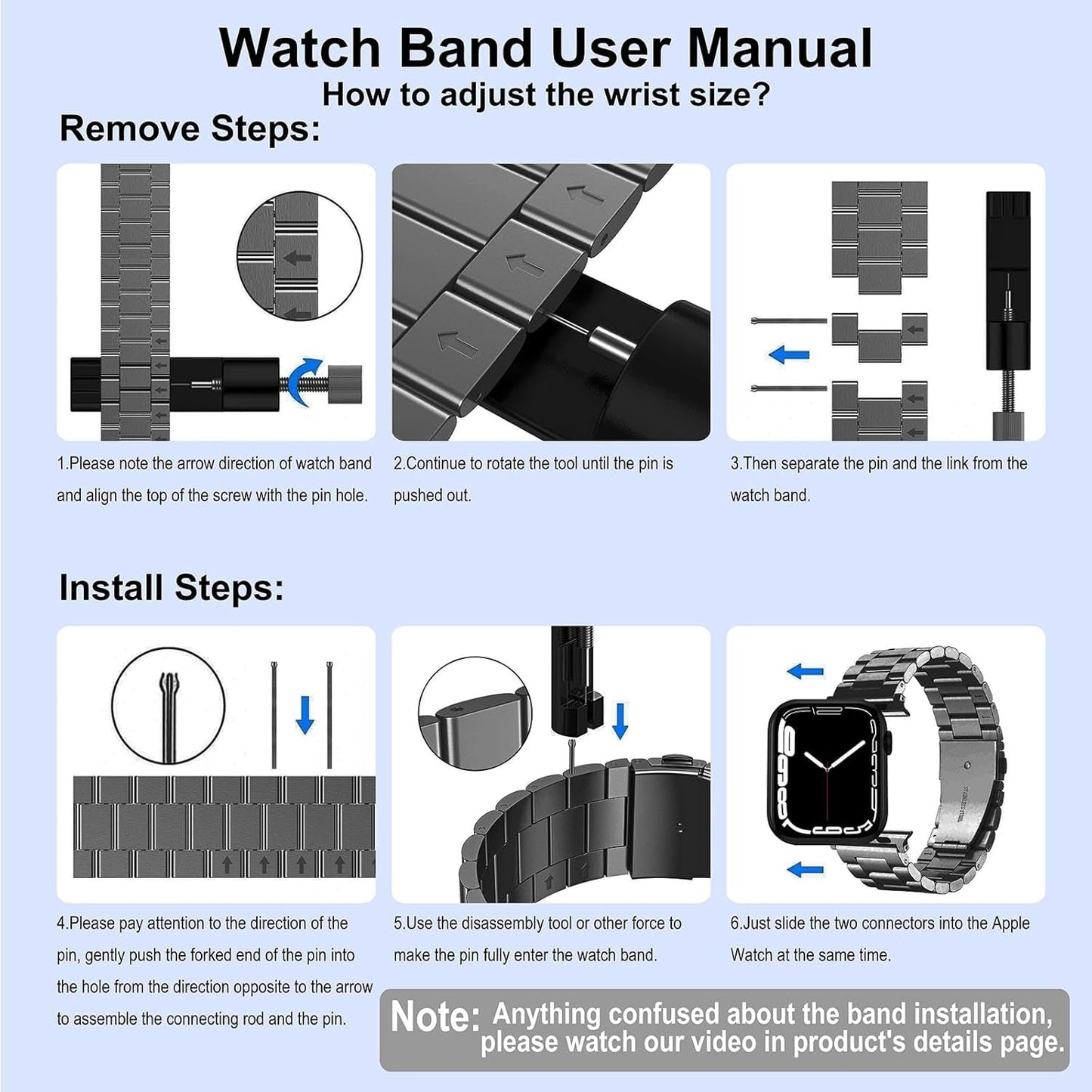 BOTOMALL Compatible with Apple Watch Band 49Mm 45Mm 44Mm 42Mm 41Mm 40Mm 38Mm, Slim Stainless Steel Metal Strap for Iwatch Series 9 8 7 6 5 4 SE 3 2 1 Women Men
