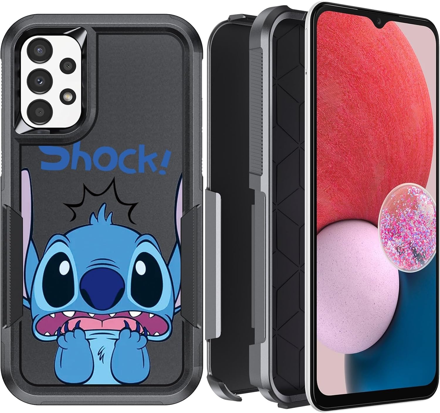 Heavy Duty Phone Case for Motorola Moto G Stylus 5G 2022 Case 6.8",Cartoon Anime Character Black Cover Full Body Rugged Shockproof Protective Funda for Women Men for Motorola G Stylus 5G 2022