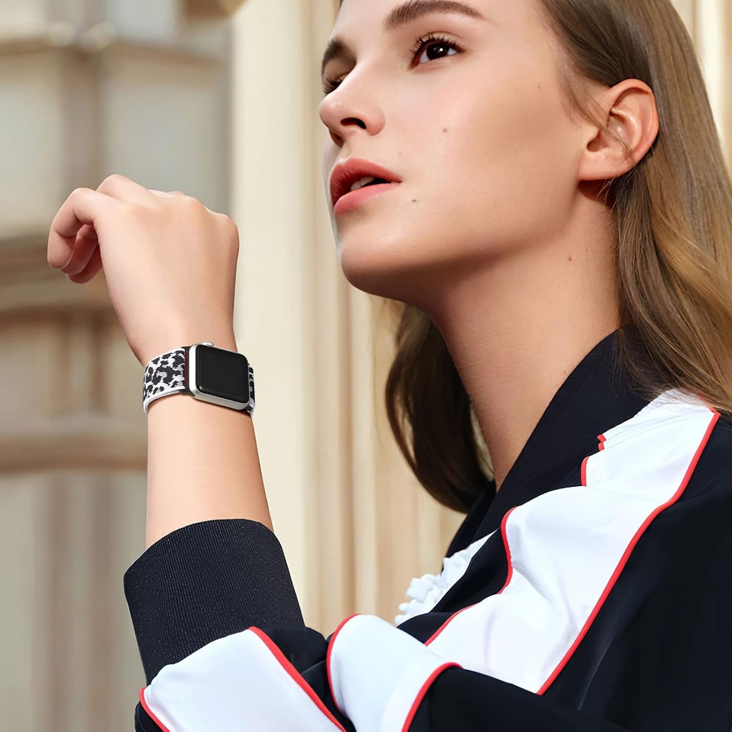 10 Pack Stretchy Nylon Bands Compatible with Apple Watch Band 44Mm 45Mm 49Mm 42Mm 40Mm 38Mm 41Mm Women Men, Elastic Sport Apple Watch Band Strap for Iwatch Series 8 7 6 5 4 3 2 1 SE Ultra