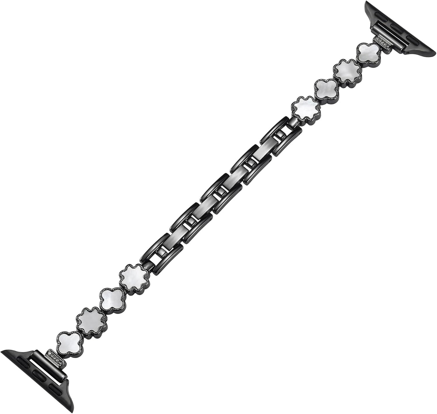 Bling Crystal Metal Band Compatible with Apple Watch Bands 38Mm 40Mm 41Mm 42Mm 44Mm 45Mm 49Mm, Women Jewelry Strap Dressy Shell Bracelet for Iwatch Series 9 8 7 6 5 4 3 2 1 SE Ultra