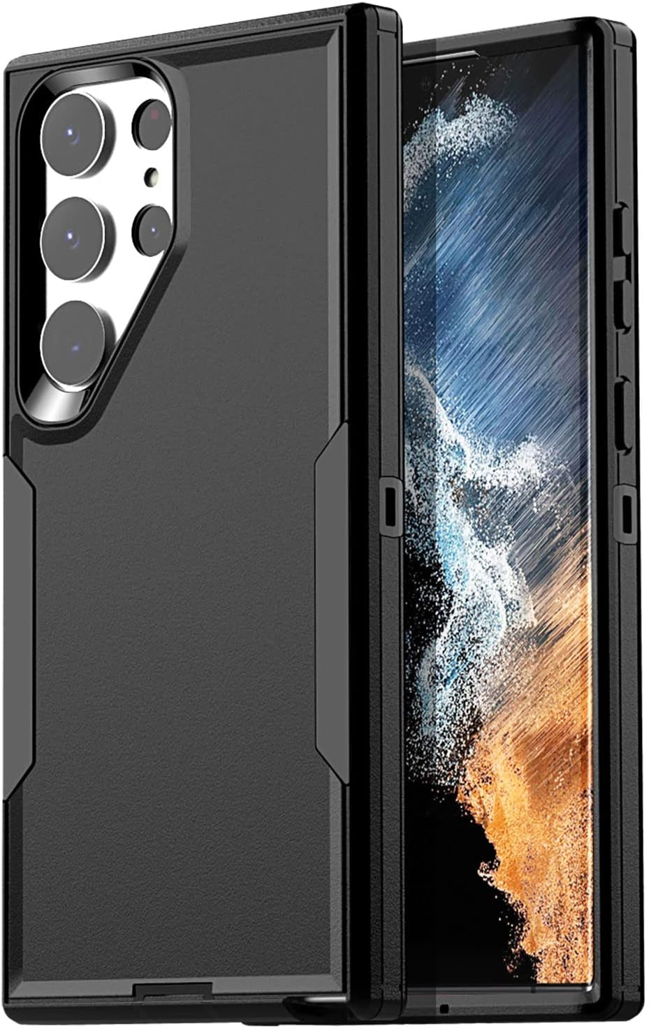 Aicase Case for Samsung Galaxy S22 Plus,Support Magnetic Car Mount Heavy Duty 2-Layer Pocket-Friendly Durable Military Grade Protection Shockproof/Drop Proof Protective Cover for S22 Plus_3