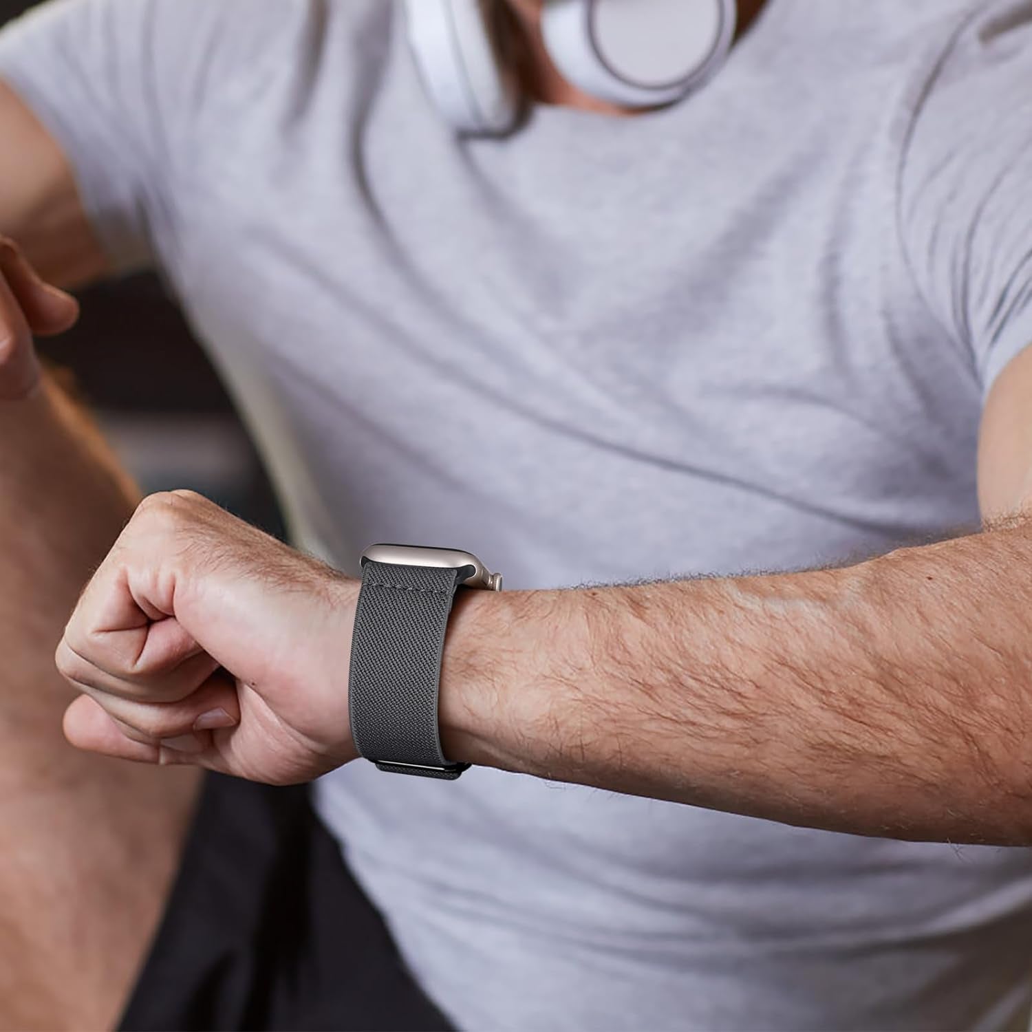 Easuny 15 Pack Stretchy Solo Loop Compatible for Apple Watch Band 38Mm 40Mm 41Mm 42Mm 44Mm 45Mm 49Mm Women Men, Soft Nylon Adjustable Elastic Braided Strap for Iwatch SE Ultra Series 9 8 7 6 5 4 3 2 1