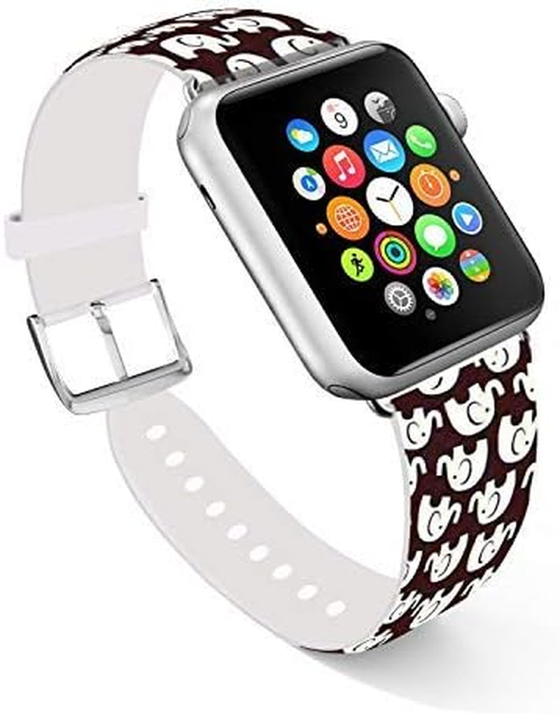 Bands Compatible with Apple Watch 49/45/44/42/41/40/38,Silicone Waterproof Replacement Women Men Bands Strap for Iwatch Series 8 7 6 5 4 3 2 1 SE Ultra