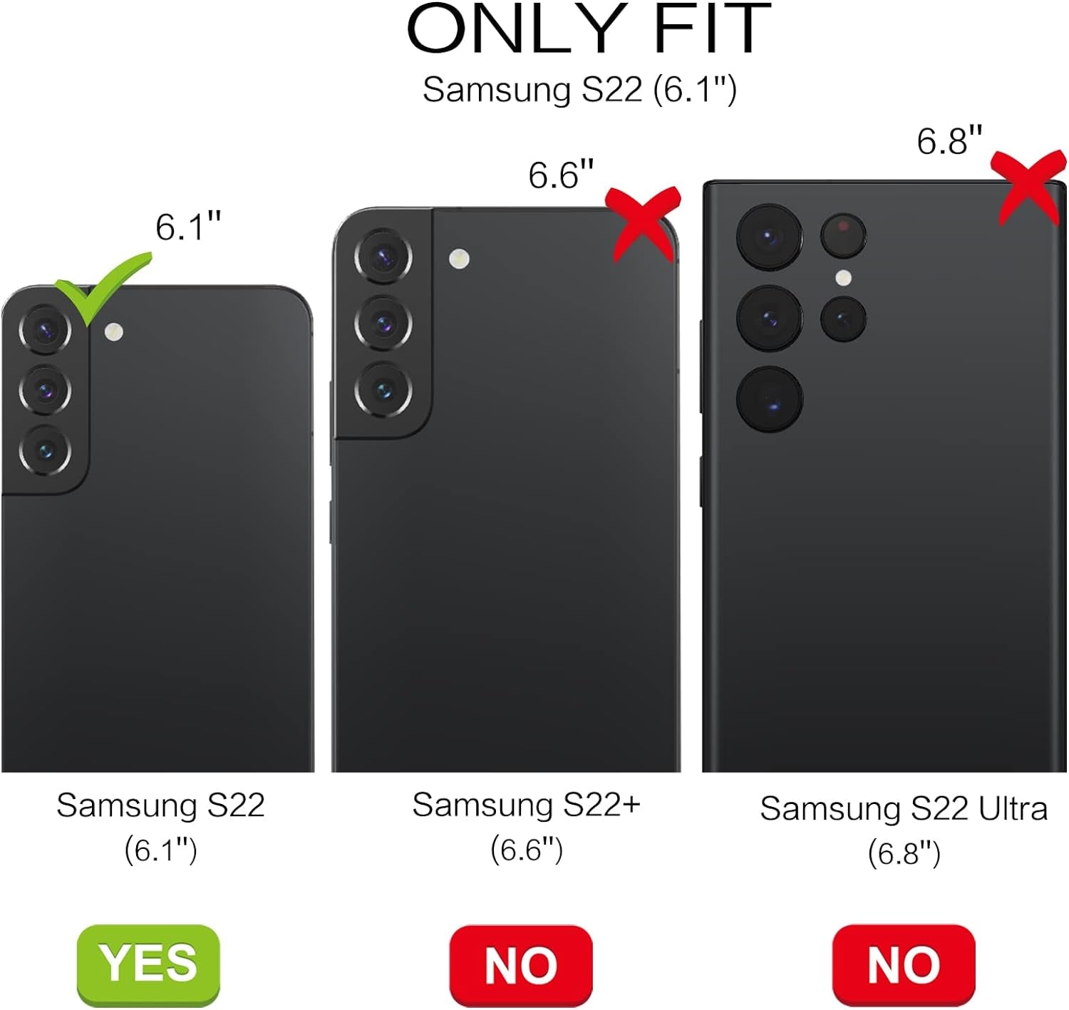 BENTOBEN Samsung Galaxy S22 Case, Galaxy S22 Magnetic Case [Compatible with Magsafe] Translucent Matte Slim Shockproof Women Men Protective Case Cover for Samsung Galaxy S22 6.1", Black