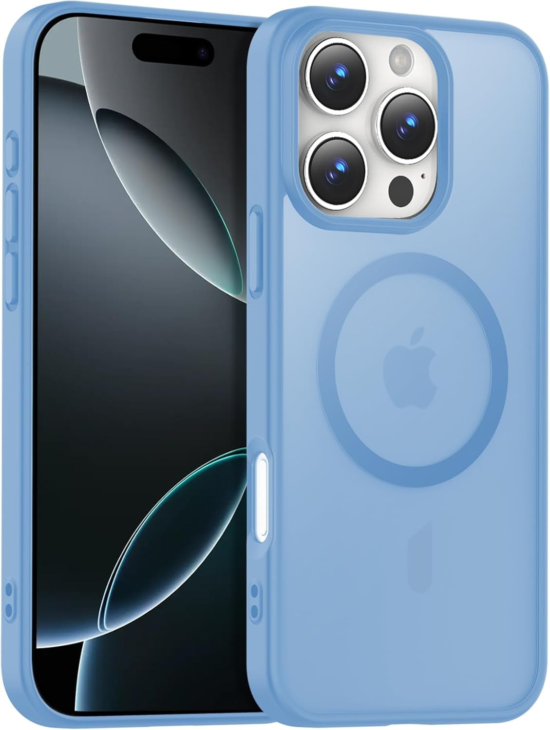 Temdan for Iphone 17 Pro Max Case Clear with Screen Protector, Compatible with Magsafe, Anti-Yellowing, Military-Grade Protection, Shockproof Slim Magnetic Phone Case Cover, Transparent