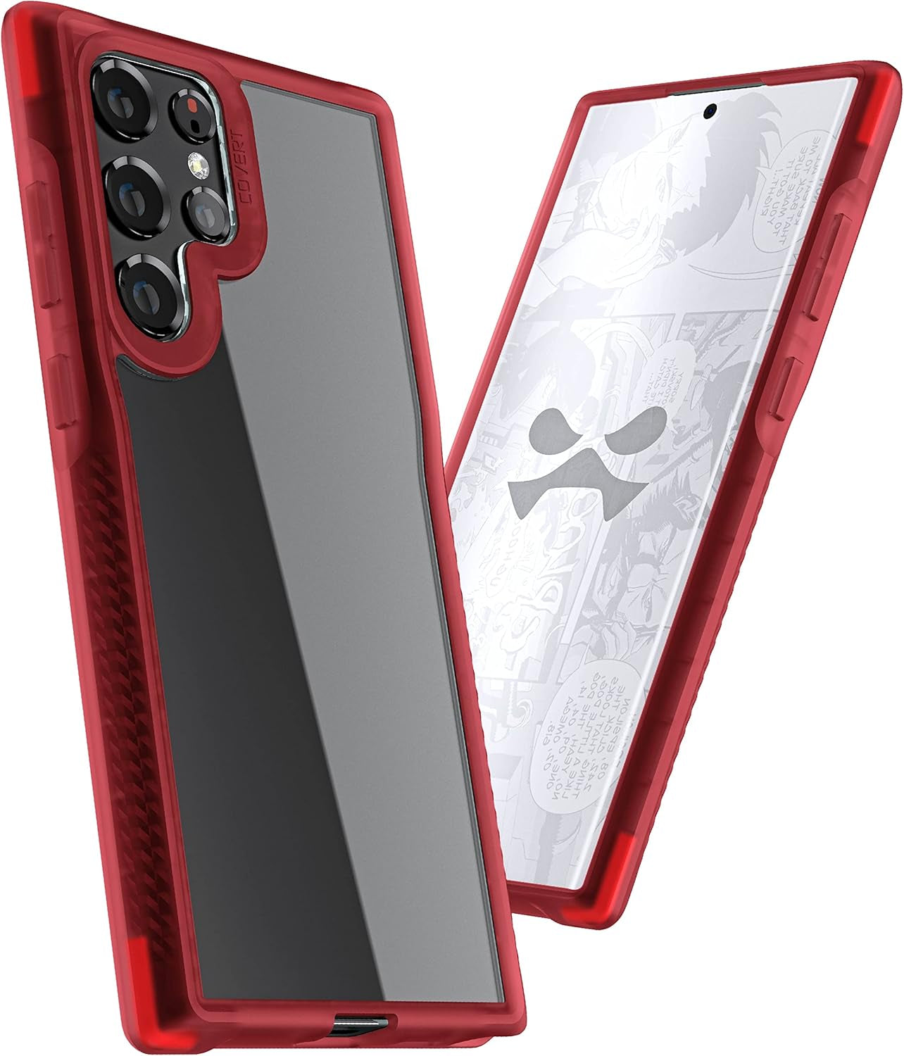 Ghostek COVERT S22 Ultra Case Clear with Spen Stylus Access and Shockproof Protection Premium Slim Lightweight Design Protective Phone Cover Designed for 2022 Samsung Galaxy S22Ultra 5G (6.8") (Clear)