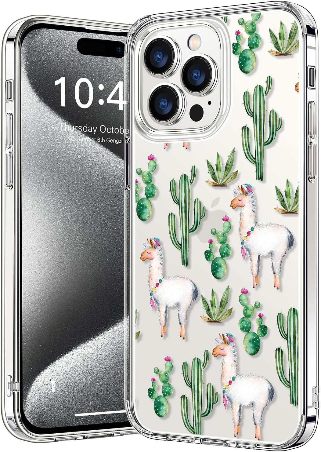 Bicol Compatible with Iphone 15 Pro Case,Crystal Clear Cover with Fashionable Designs for Girls Women,Slim Fit Shockproof Protective Acrylic Phone Case 6.1 Inch,Beautiful Elephant  bicol   