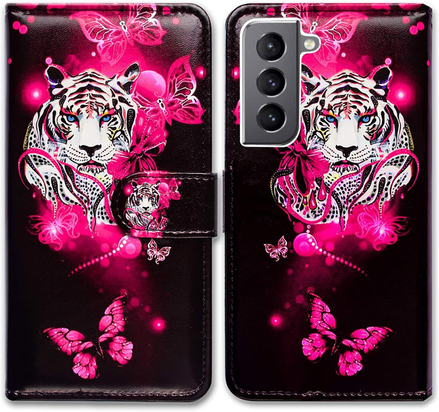 Bcov Galaxy S22 plus Case, Retro American Flag Leather Flip Phone Case Wallet Cover with Card Slot Holder Kickstand for Samsung Galaxy S22 plus 5G / S22+