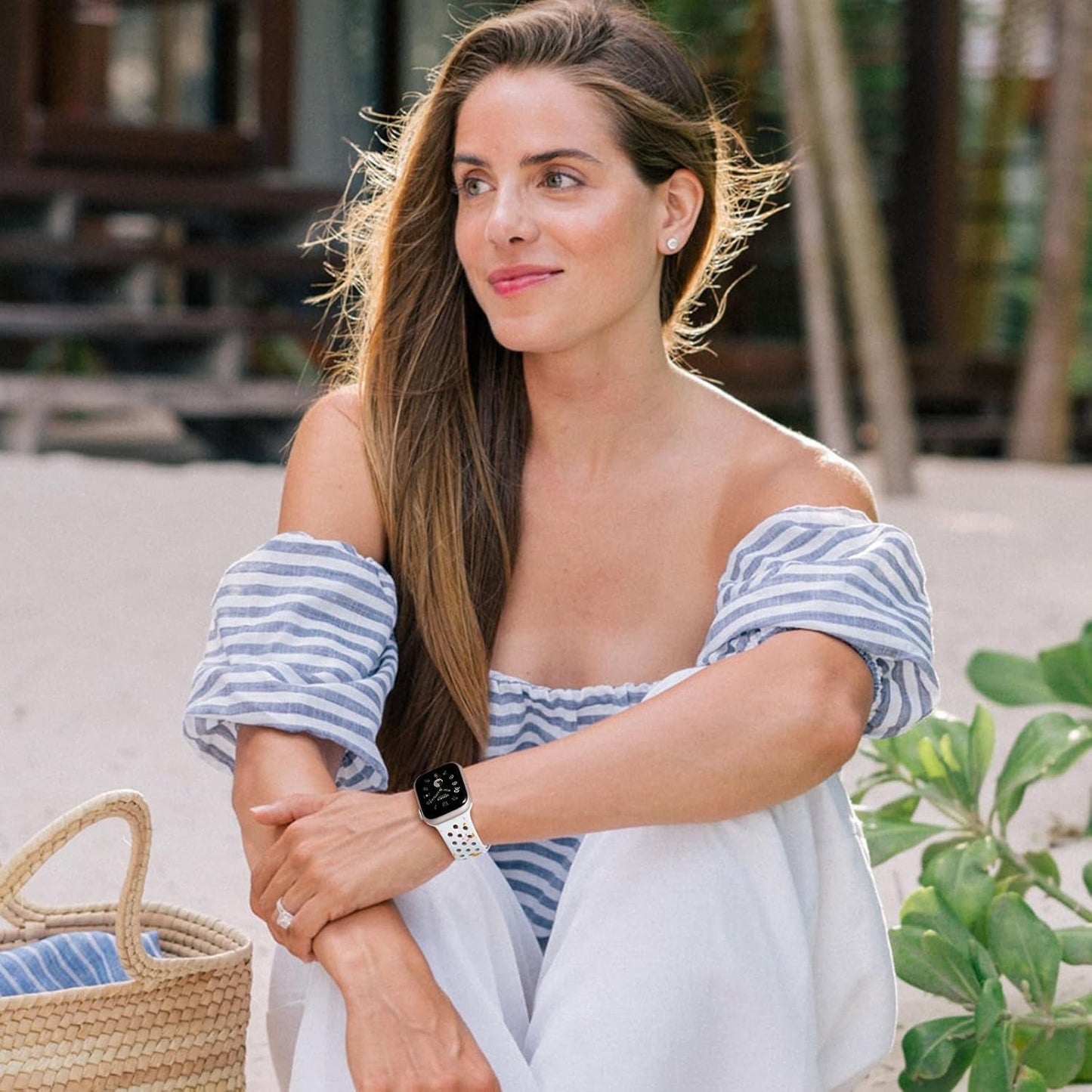 3 Pack Band Compatible with Apple Watch Bands 38Mm 40Mm 41Mm 42Mm 44Mm 45Mm 49Mm for Women Men, Soft Silicone Breathable Sport Strap for Iwatch Bands Series 9 8 7 6 5 4 3 2 1 SE Ultra 2 Ultra