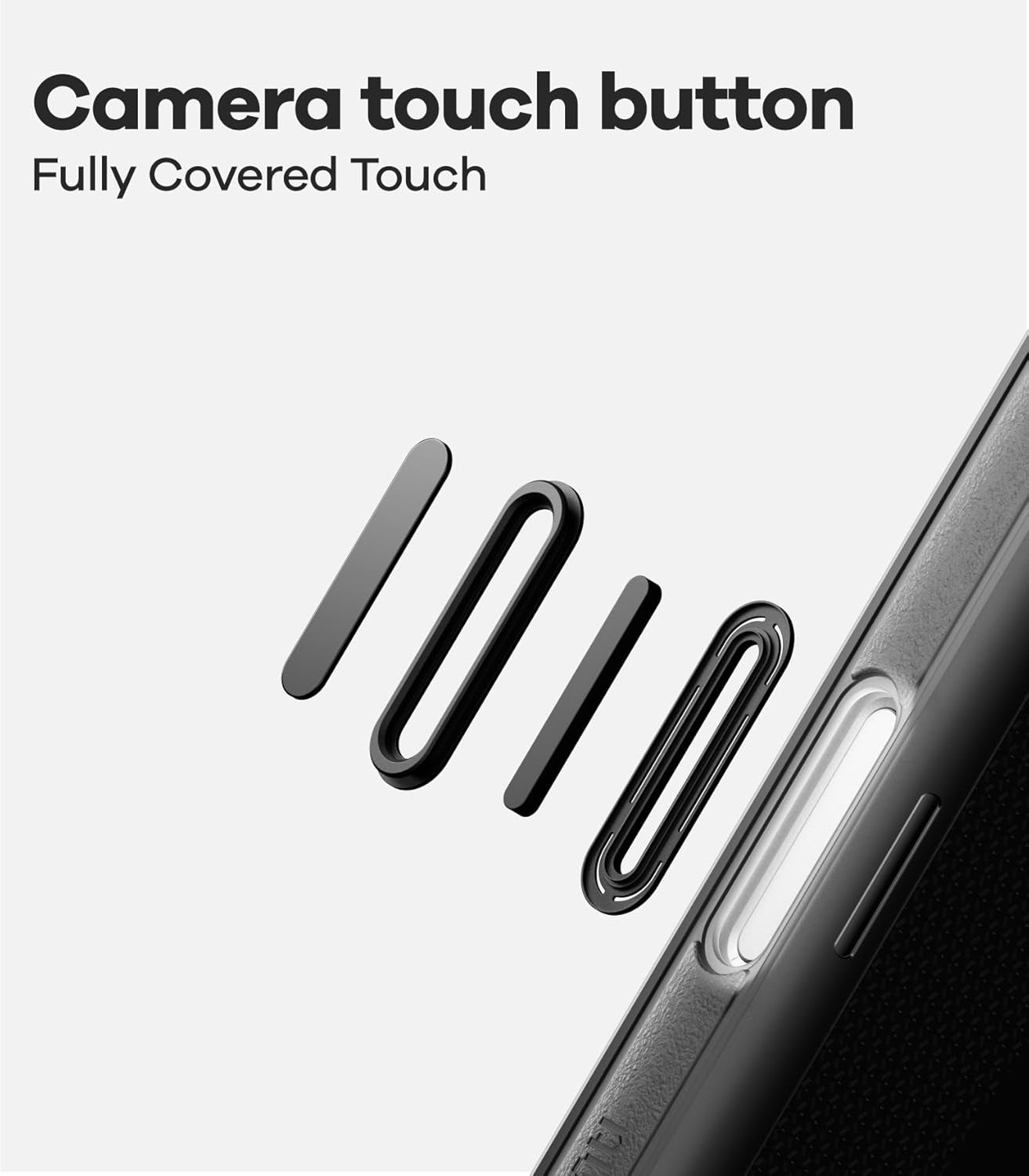 Aulumu A17 Rugged Case for Iphone 17 Pro Max | Magsafe Compatible | Integrated Drop Protection | Touch-Sensitive Buttons | Military-Grade Outdoor Design Black