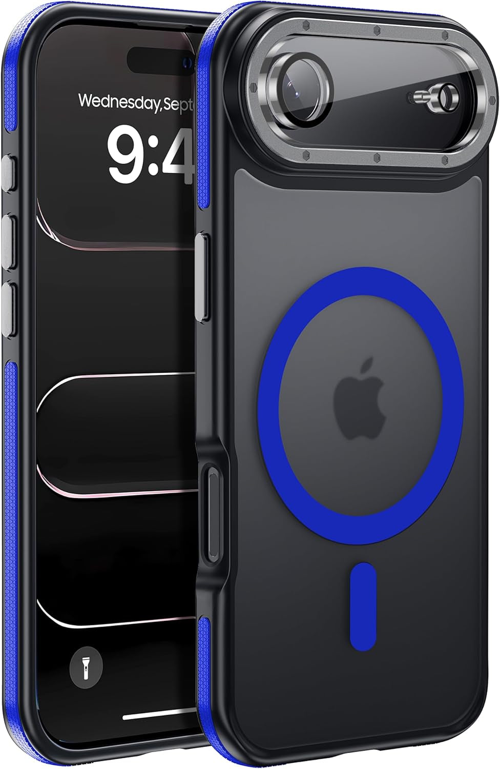 For Iphone 17 Pro Max Case with Camera Lens Protector[10Ft Military-Grade Protection] Compatible with Fit Magsafe Shockproof Slim Thin Cover Case for Iphone 17 Pro Max 6.9 Inch, Orange Bumper