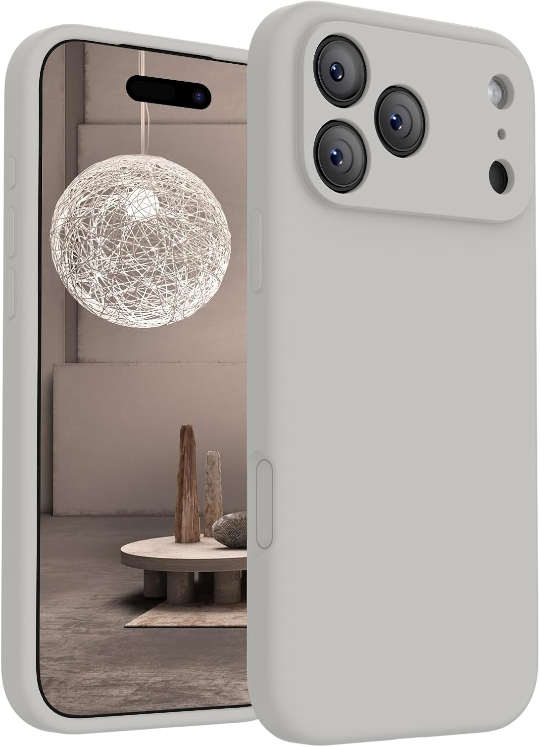 Firenova Magnetic for Iphone 17 Pro Case, Compatible with Magsafe, [Integrated Silicone Camera Control Button] [Camera Protection] Anti-Scratch Microfiber Lining Phone Case, 6.3", Black