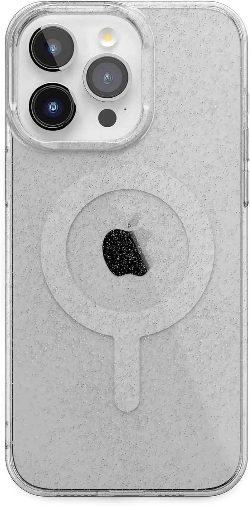 Casely Iphone 15 Pro Case | Field of Flowers | Pastel Floral | Classic Case | Compatible with Magsafe and Action Button  Casely Glitter | Clear Skies | Clear Shimmer  