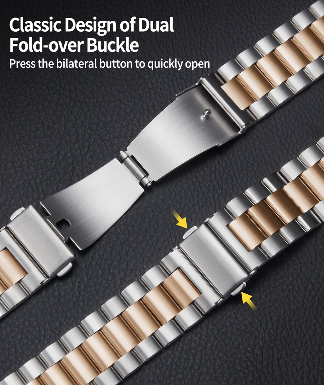 BINLUN Compatible with Apple Watch Band 45Mm 44Mm 42Mm 41Mm 40Mm 38Mm Matte Stainless Steel Metal Watch Strap with Polished TPU Watch Case Compatible with Iwatch Bands Series 9/8/7/SE2/SE/6/5/4/3/2/1