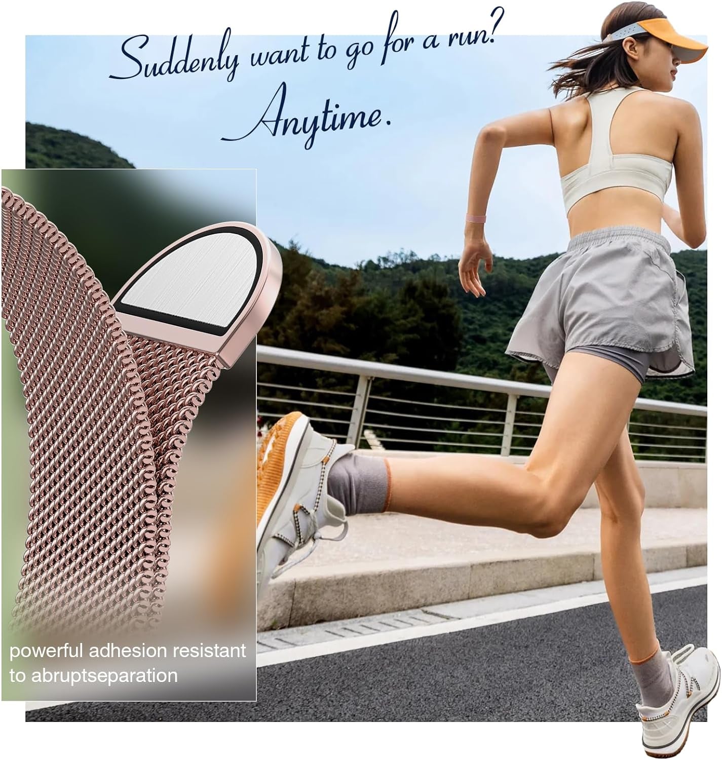 BELONGME 3 Pack Mesh Loop Compatible with Apple Watch Band 40Mm 41Mm 38Mm 42Mm 44Mm 45Mm 49Mm Series Ultra SE 9 8 7 6 5 4 3 2 1 Women Men, Stainless Steel Metal Strap Magnetic Clasp for Iwatch Bands