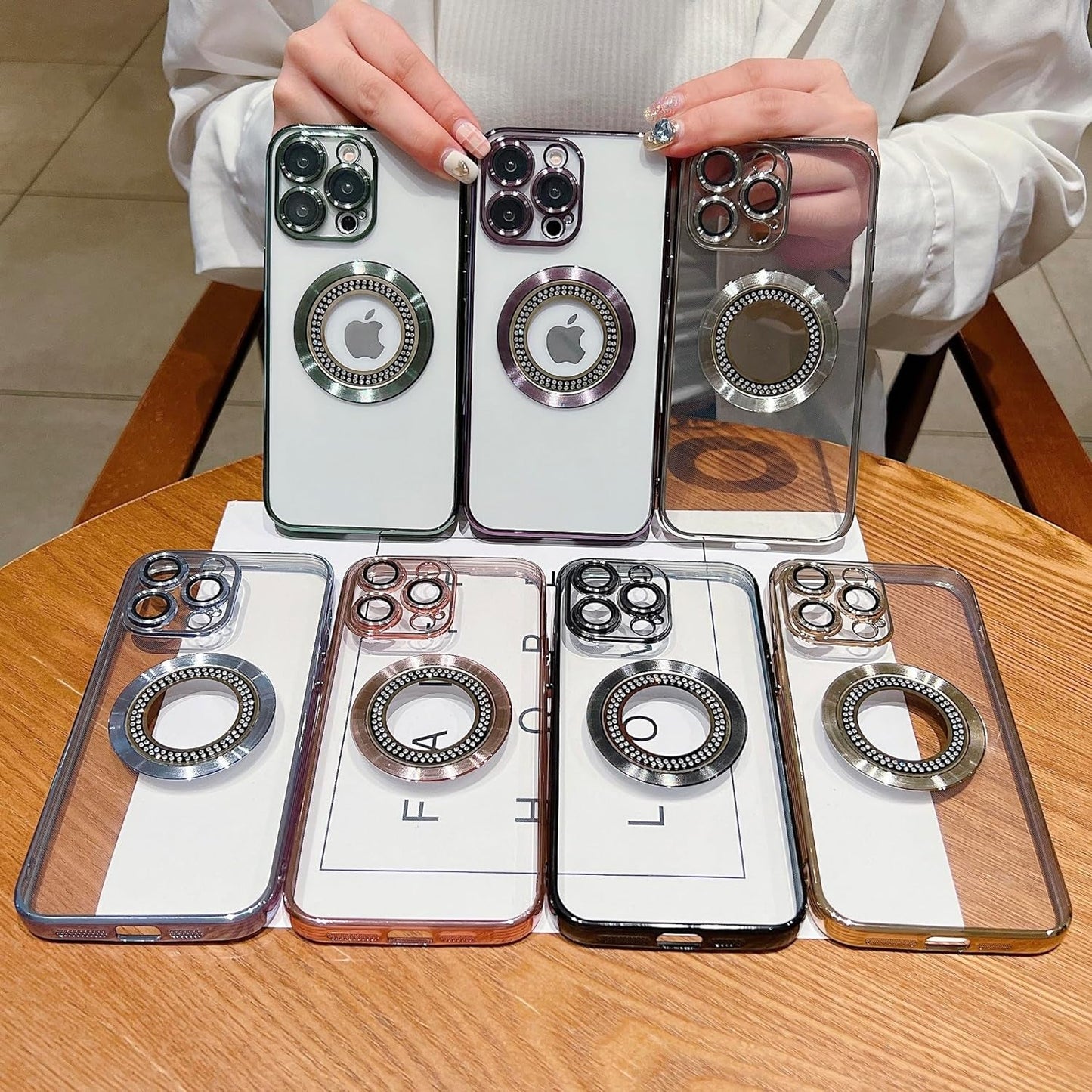 Misscase for Iphone 14 Pro Max Magnetic Clear Case Compatible with Magsafe,Full Protection Slim Shockproof Anti-Scratch Case with Camera Lens Protector Logo View Dust-Proof Net for Women Purple  Misscase   