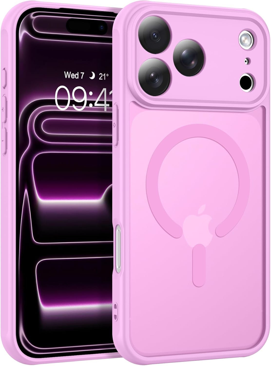 BENTOBEN Magnetic for Iphone 17 Pro Max Case, Upgraded [Full Camera Protection] [Compatible with Magsafe] Translucent Matte Phone Case Iphone 17 Pro Max Shockproof Protective Cases, Light Brown