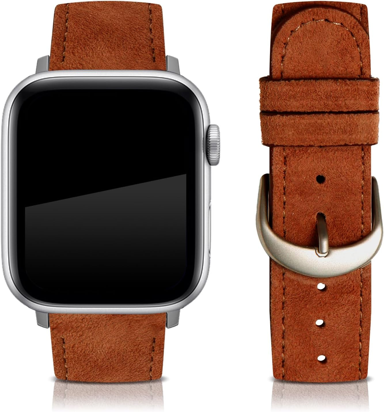 Designer Luxury Band Compatible with Apple Watch Band 45Mm 44Mm 42Mm 49Mm 38Mm 40Mm 41Mm Women Men, Soft Leather Strap Replacement Wristbands for Apple Watch Ultra and Iwatch 9 8 7 6 5 4 3 2 1 SE