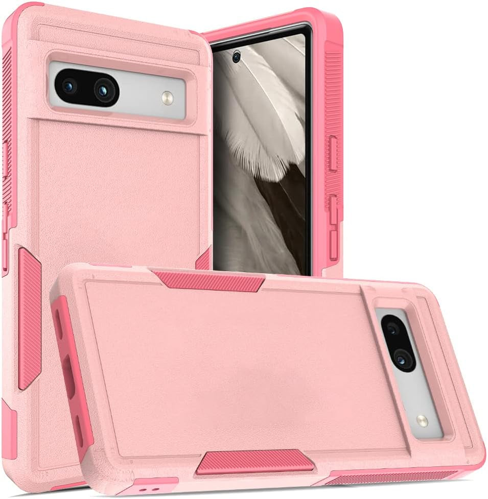 Case for Pixel Fold 5G, Shockproof, Strong and Durable Phone Protective Case for Google Pixel Fold 2023, Black  WOGROO Pink Pixel 7A 