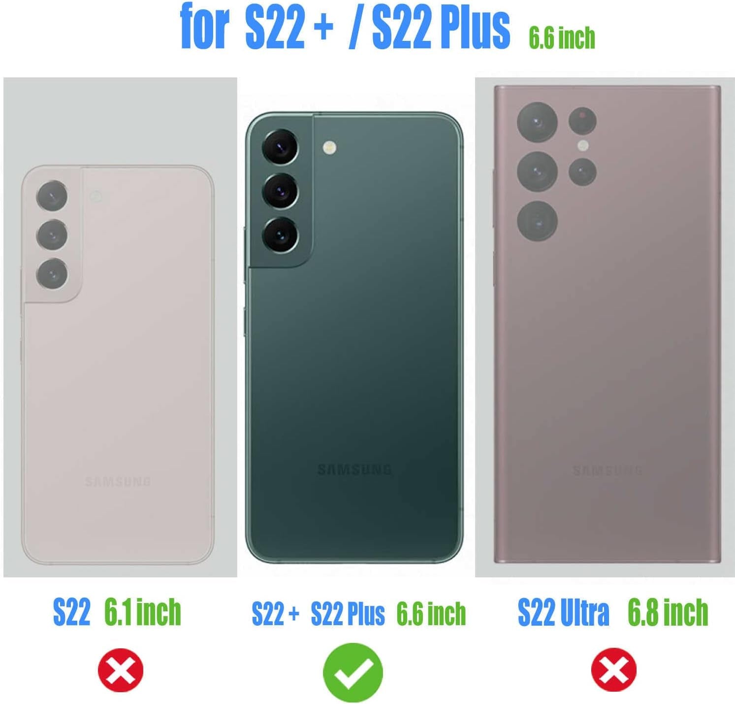 For Samsung Galaxy S22 plus Case for Girl Women Men, Glitter Mother of Pearl Shiny Sparkle Bling Slim Soft TPU Protective Back Phone Case Cover for Galaxy S22+ 6.6,Cute Pink Blue Mermaid Tail