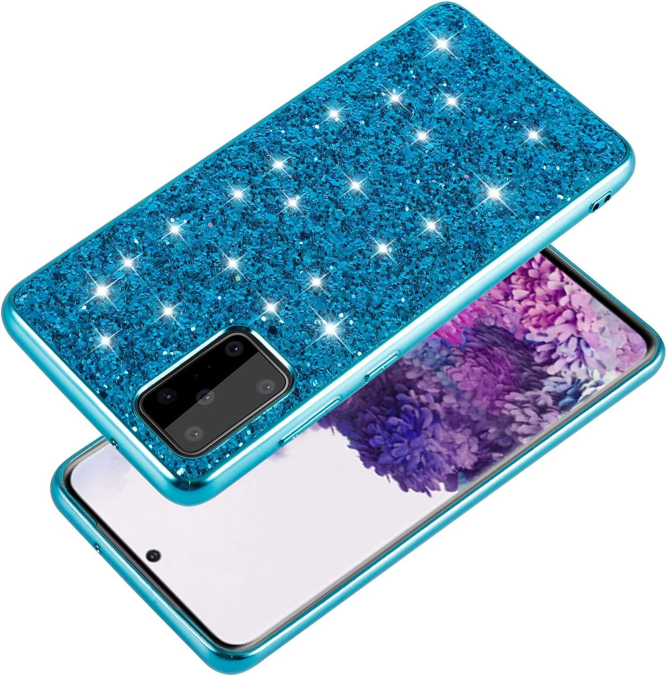 Case for Samsung A53 5G Uw,Galaxy A53 5G Slim Case, Glitter Bling Ultra Thin TPU Sparkle Full Cover for Girl Women,Phone Case Fit for Samsung Galaxy A53 -Rose Gold