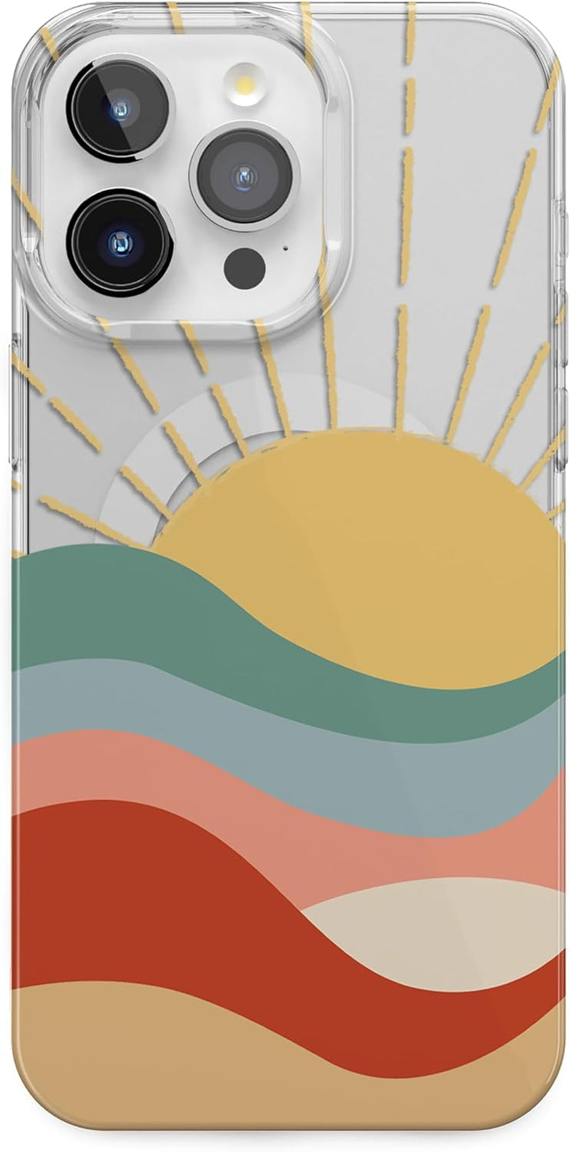 Casely Iphone 15 Pro Case | Field of Flowers | Pastel Floral | Classic Case | Compatible with Magsafe and Action Button  Casely   