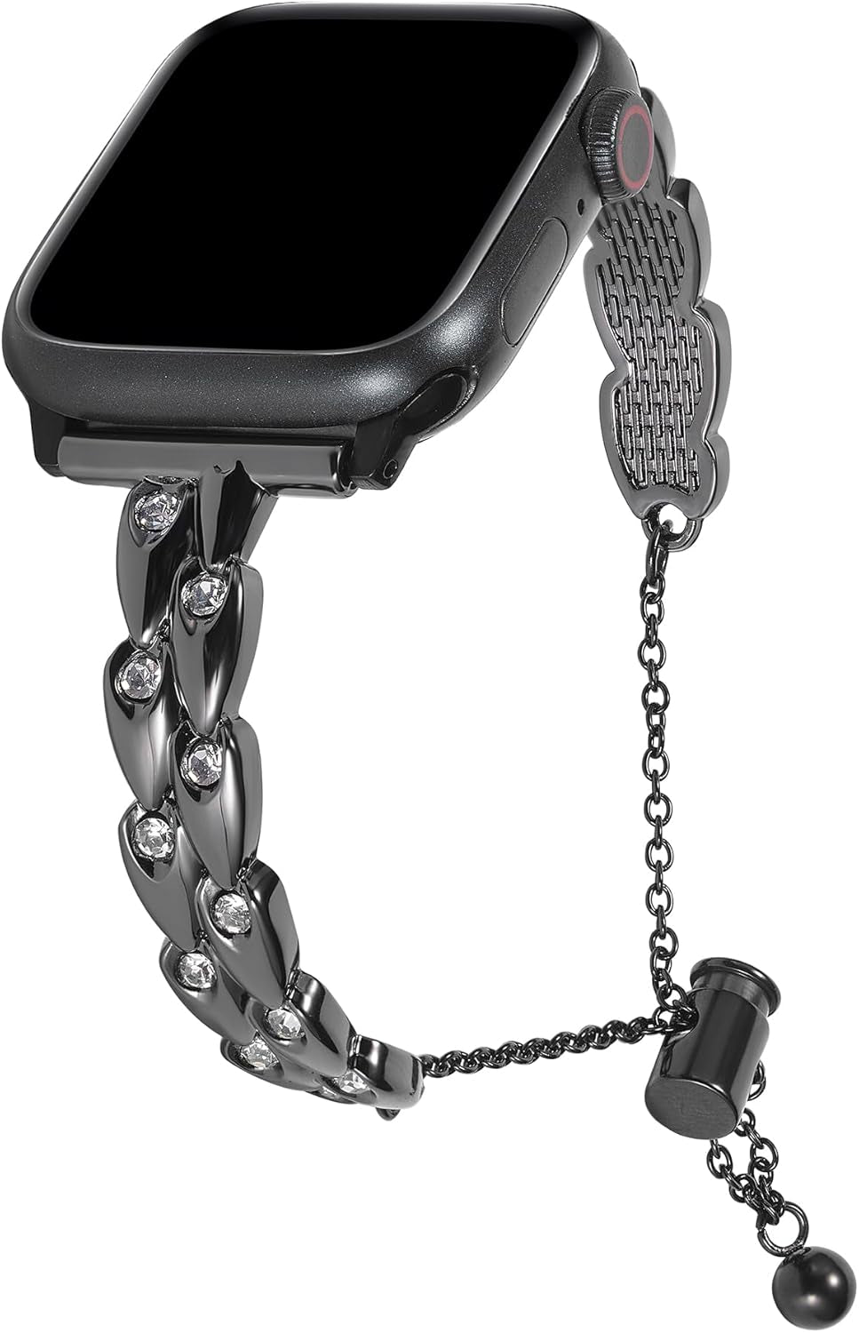 Bling Diamond Metal Bands Compatible with Apple Watch Band 38Mm 40Mm 41Mm 42Mm 44Mm 45Mm 49Mm, Women Jewelry Strap Dressy Peacock Bracelet for Iwatch Series 9 8 7 6 5 4 3 2 1 SE Ultra