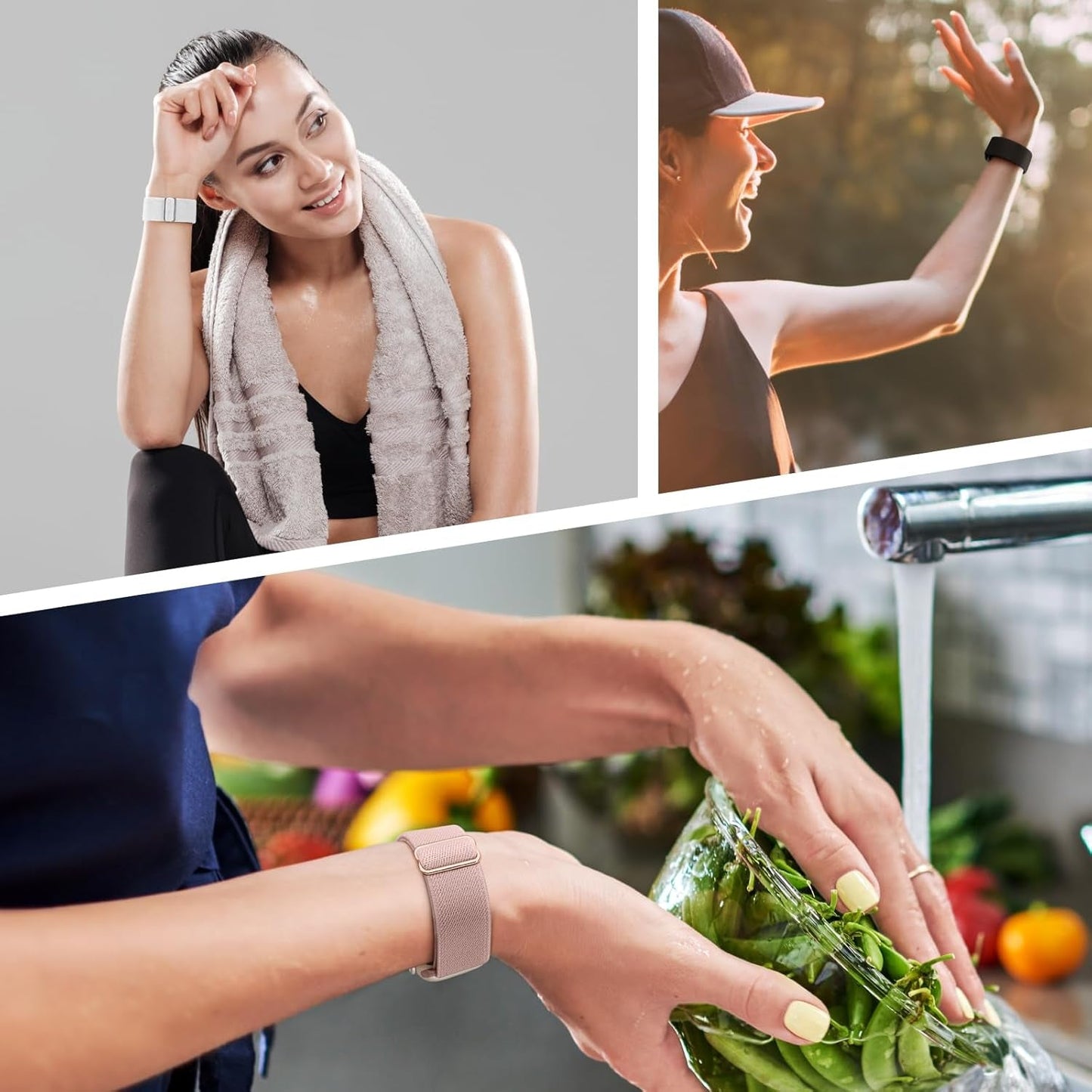 8 Pack Stretchy Solo Loop Compatible with Apple Watch Band 40Mm 41Mm 42Mm 44Mm 45Mm 38Mm 49Mm, Splash-Proof Sweat-Wicking Nylon Elastic Strap Women Men for Iwatch Series 9 8 7 6 5 4 3 SE Ultra 2