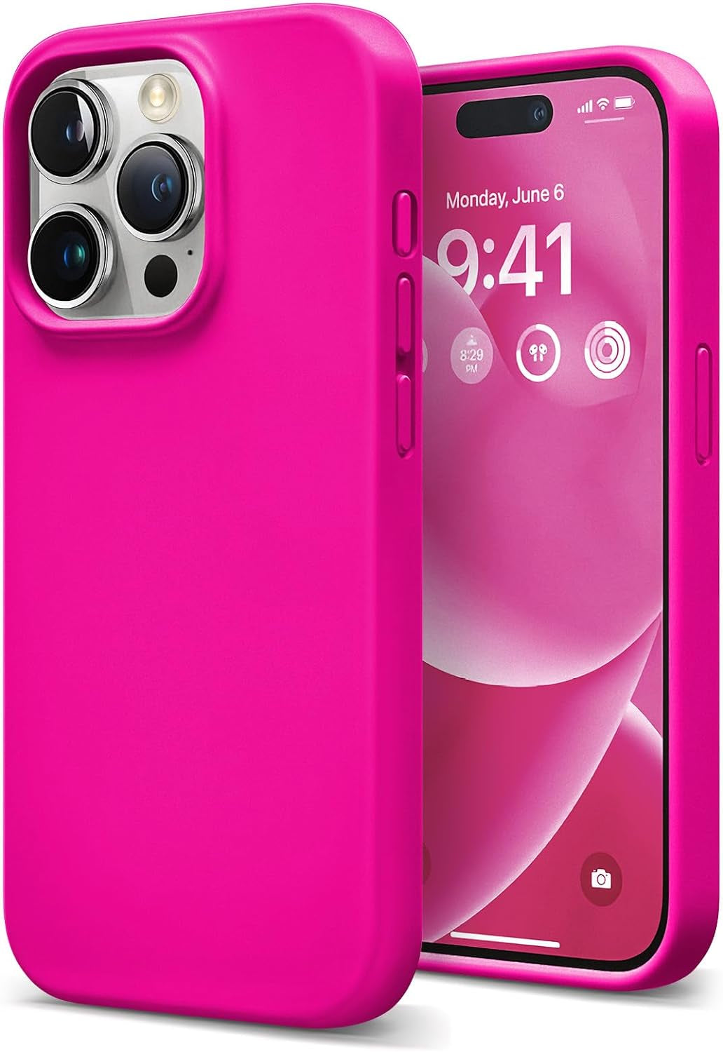 Coolfrog for Iphone 15 Pro Case, Compatible with Magsafe, 6.1" Silicone Shockproof Military-Grade Protection, Magnetic Phone Case for Men Women, Clove Purple  CoolFrog   