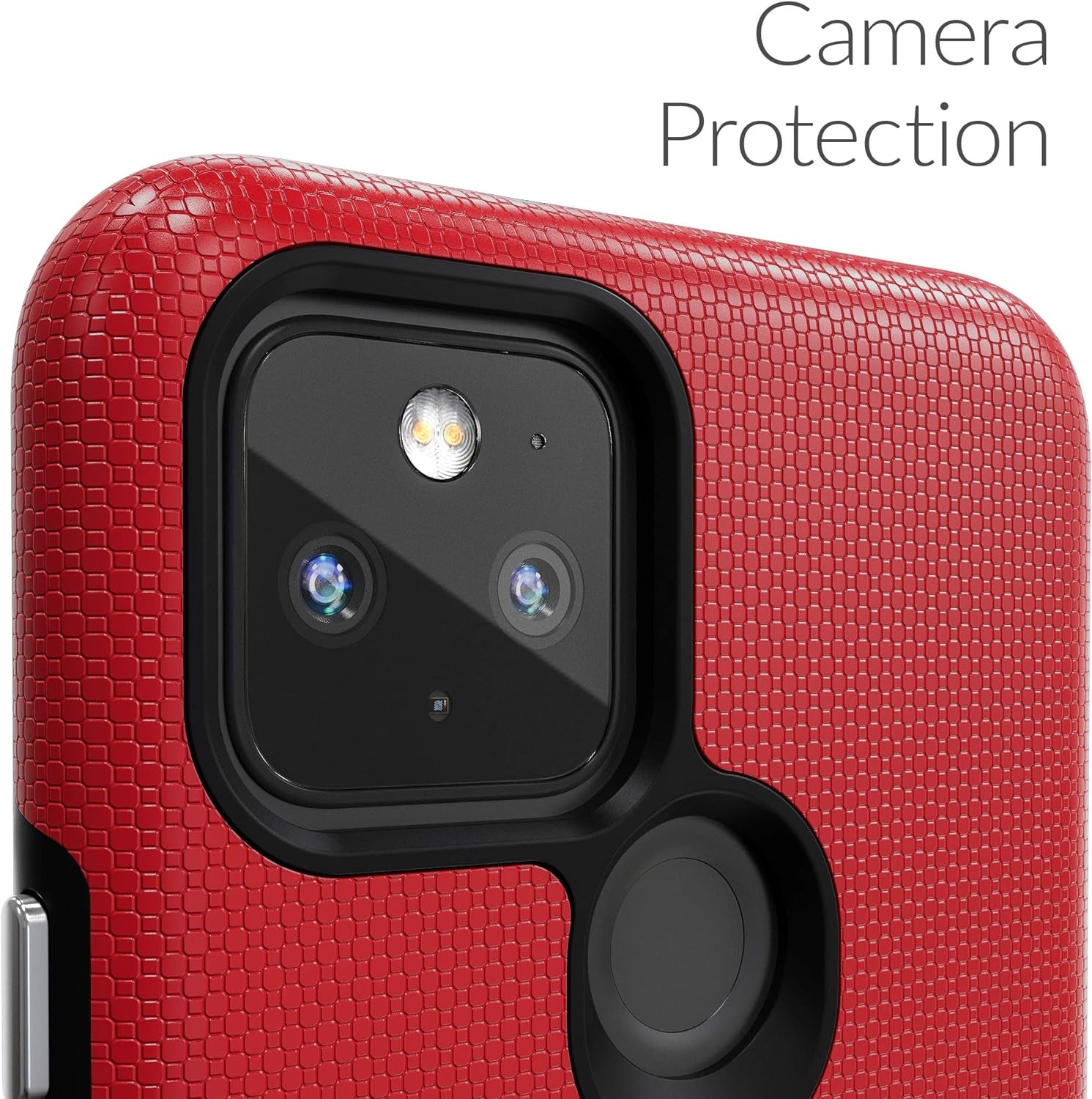 Crave Pixel 5 Case, Dual Guard Protection Series Case for Google Pixel 5 - Red  Crave   