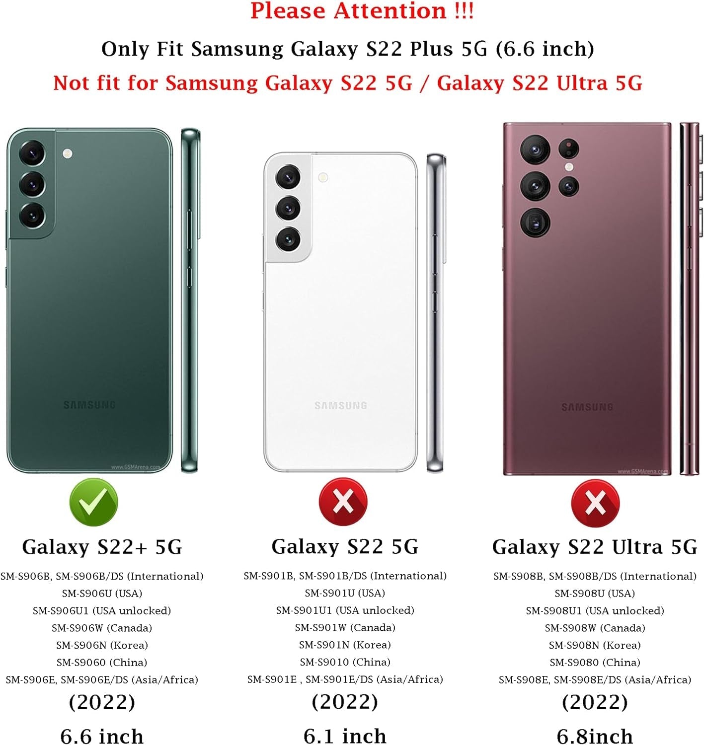 For Samsung Galaxy S22 plus Case with Camera Lens Cover HD Screen Protector, Military-Grade Drop Tested Magnetic Ring Holder Kickstand Protective Phone Case for Samsung Galaxy S22+ plus 5G (Navy Blue)