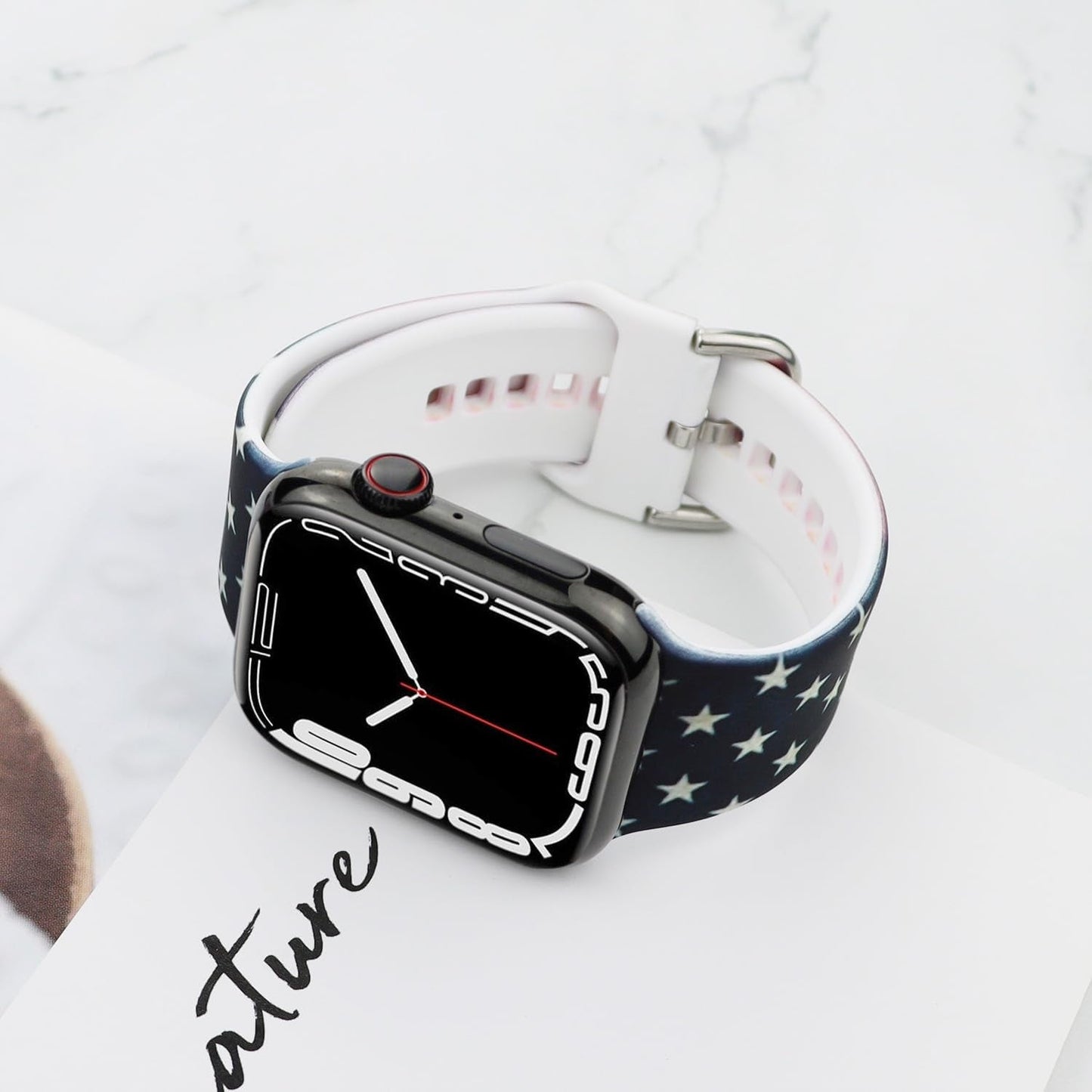 Bands Compatible with Apple Watch 49/45/44/42/41/40/38,Silicone Waterproof Replacement Women Men Bands Strap for Iwatch Series 8 7 6 5 4 3 2 1 SE Ultra