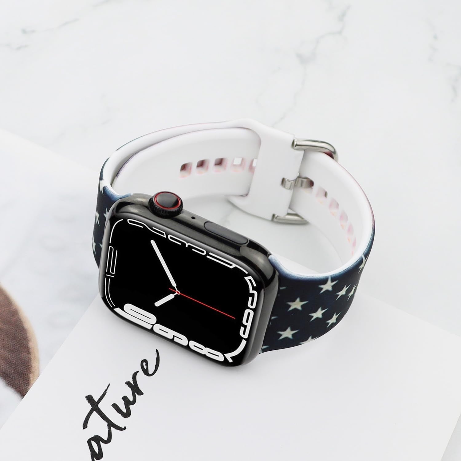 Bands Compatible with Apple Watch 49/45/44/42/41/40/38,Silicone Waterproof Replacement Women Men Bands Strap for Iwatch Series 8 7 6 5 4 3 2 1 SE Ultra