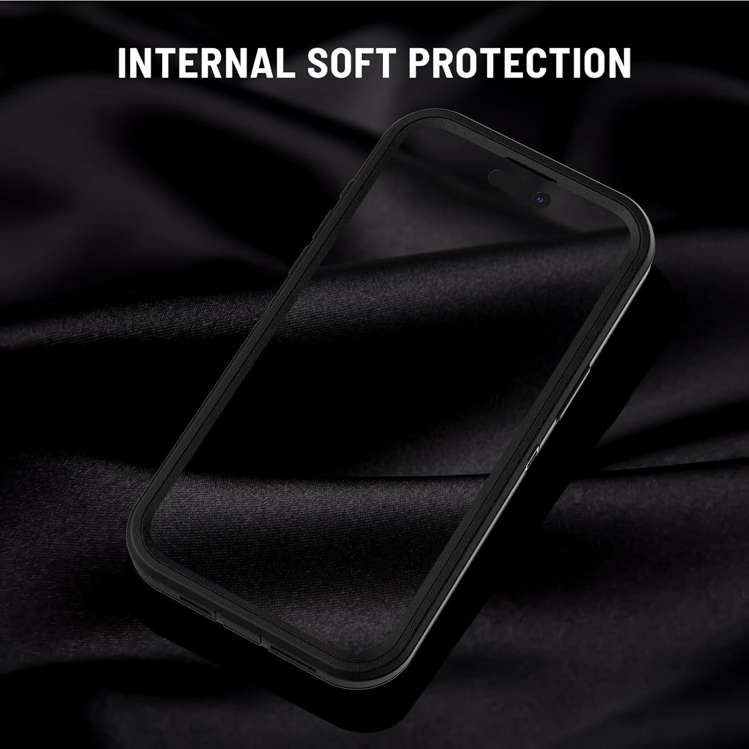 Pdxox Heavy Duty Case for Iphone 15 Pro Max,3-Layer Military Protection Drop Protective Shockproof Full Body Protection Wireless Charging Tough Case for Iphone 15 Pro Max (Black)  pdxox   